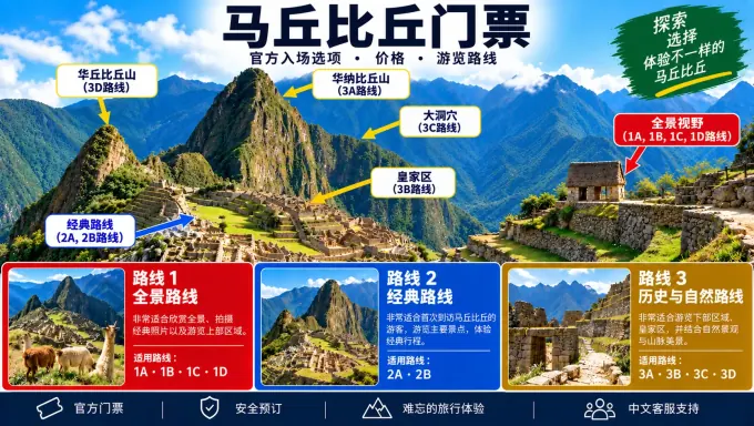 马丘比丘门票：门票价格及官方游览路线